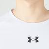 Under Armour Pullover Letter Print Raglan Short Sleeve T-Shirt And Elastic Waist Mid Rise Shorts Casual Sports Set Men sets 22500518-100+24500201-409