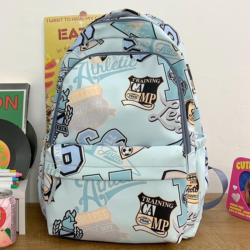 High School Students Backpack Elementary School Students Girls Junior High School Students Graffiti Children's Backpack