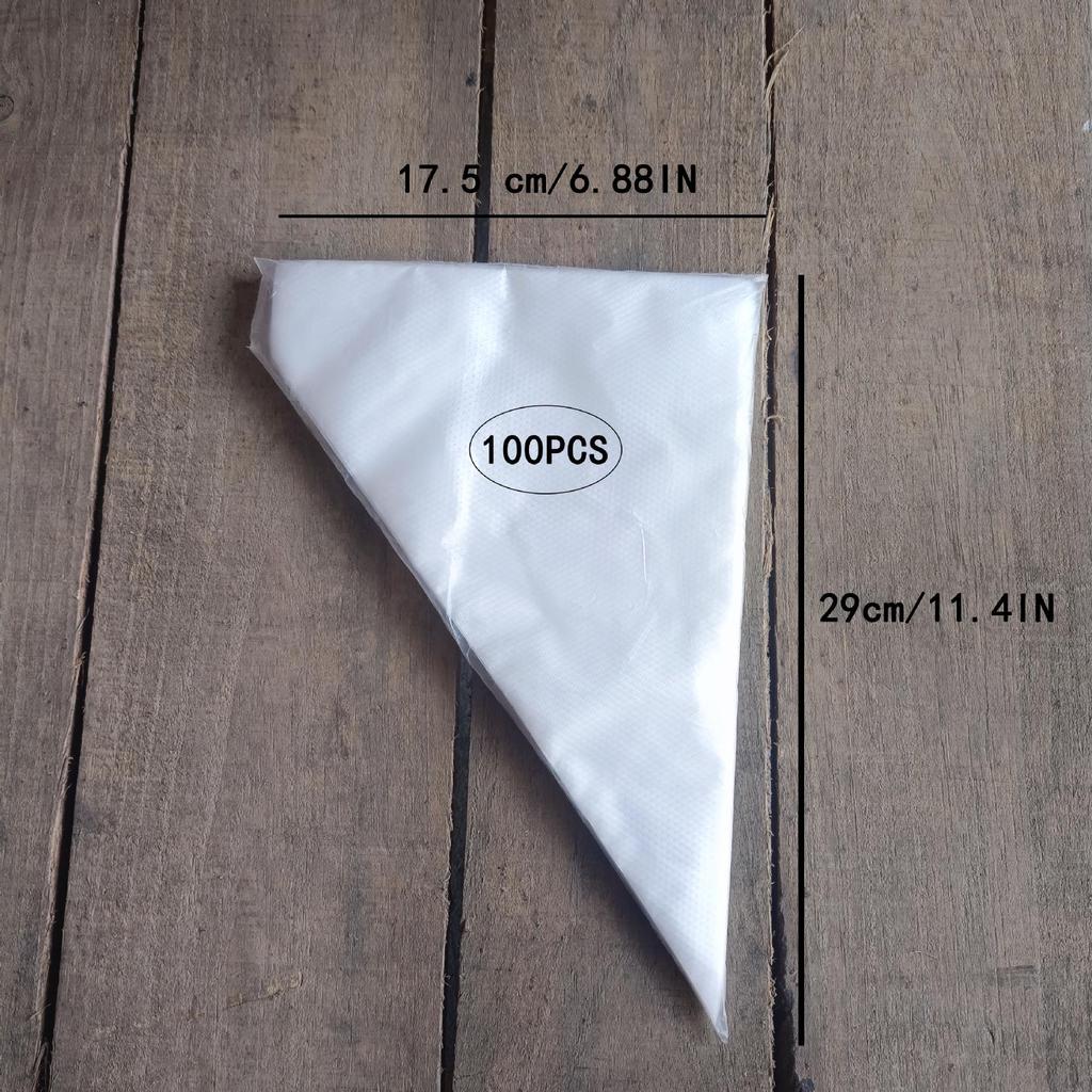 Thickened Disposable Pastry Piping Bags – 10/50/100 Pieces
