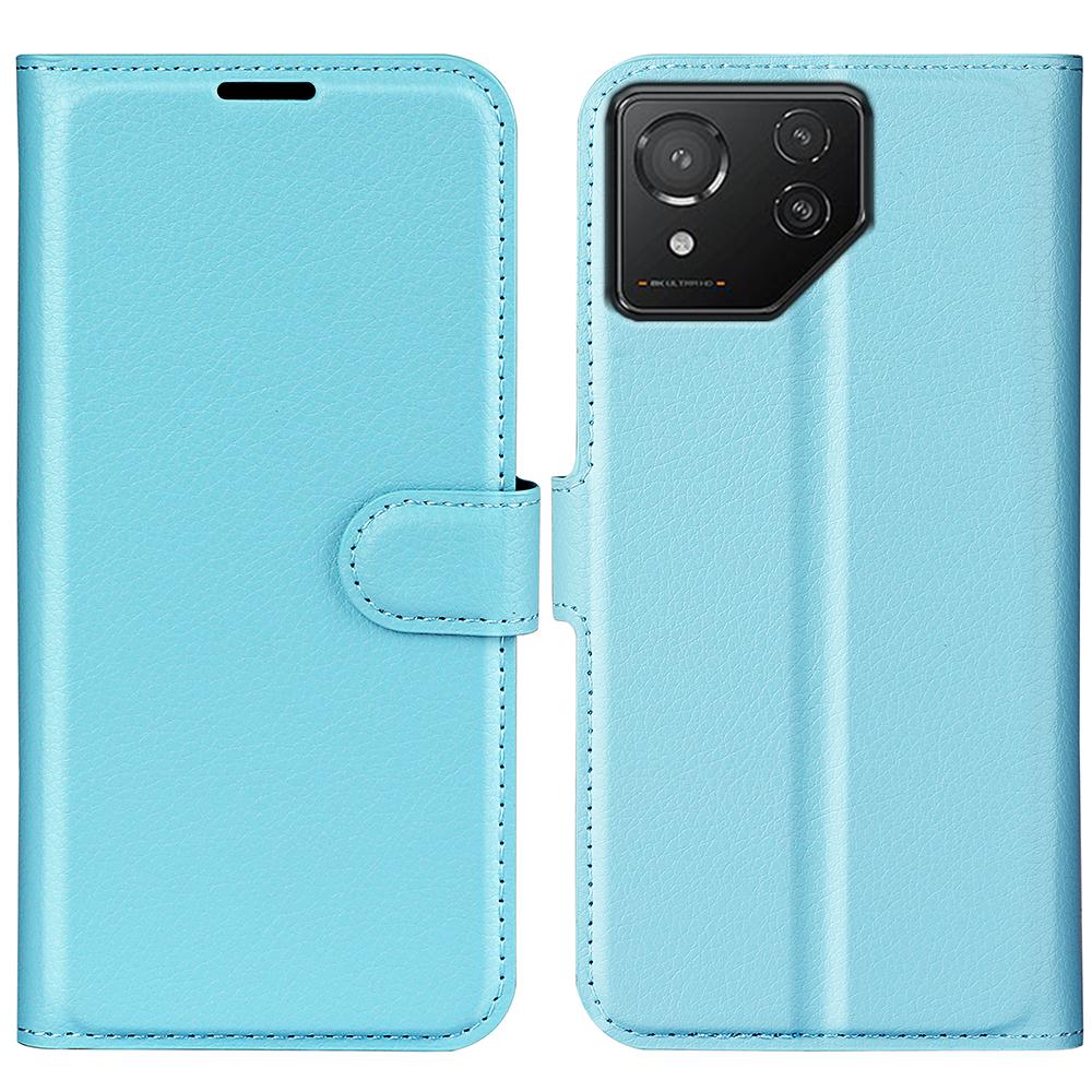 For Asus ROG Phone 8 5G/Phone 8 Pro 5G Case PU Leather Litchi Texture Flip Wallet Phone Cover