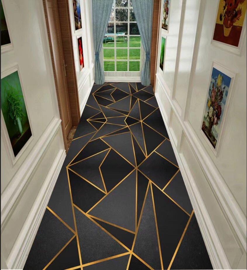 Corridor Carpet Long Hallway Area Rug Geometric Living Room Hall Carpets Kitchen Aisle Mat Room Decoration Floor Mats Alfombra