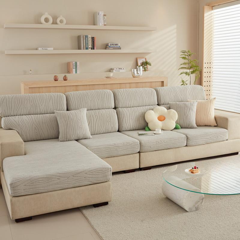 Elastic Jacquard Sofa Cover All-InJUEusive Set Four Seasons Anti-Scratch Dustproof Integrated Lazy Sofa Protector 65*95