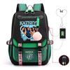 2026 New Katseye Kpop Print Backpack Teen Students Casual Daypack Lightweight Large-Capacity Travel Bookbag