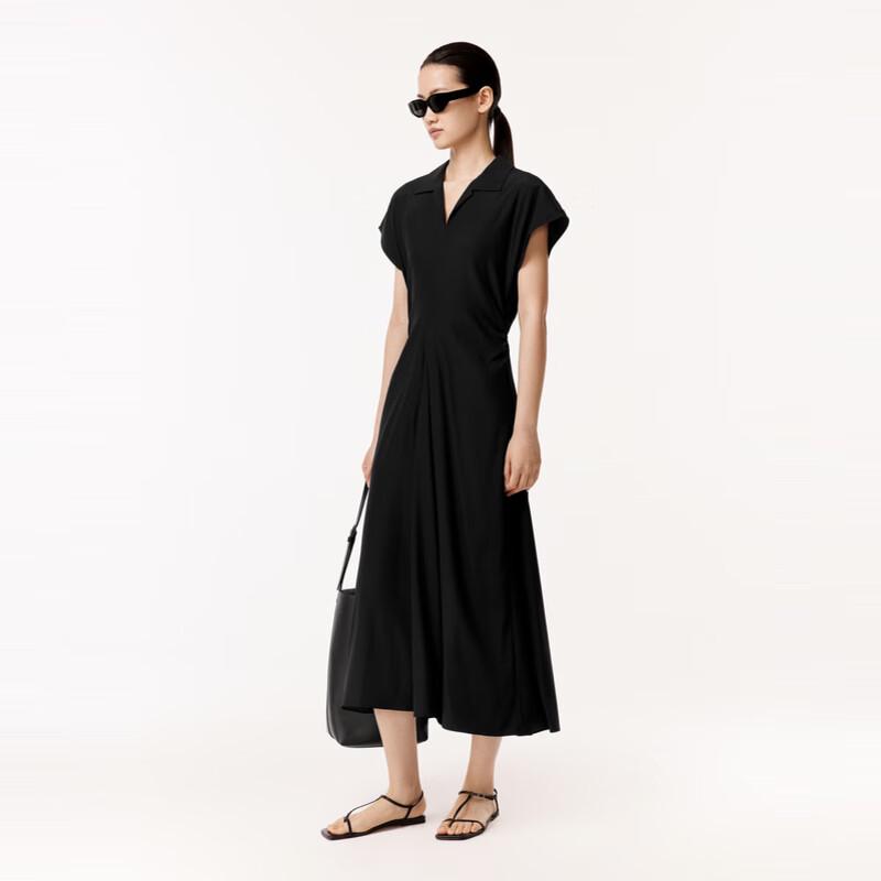 

ЛЕТНЕЕ ПОВСЕДНЕВНОЕ ЧЕРНОЕ ПЛАТЬЕ БЕЗ РУКАВОВ 2024 L