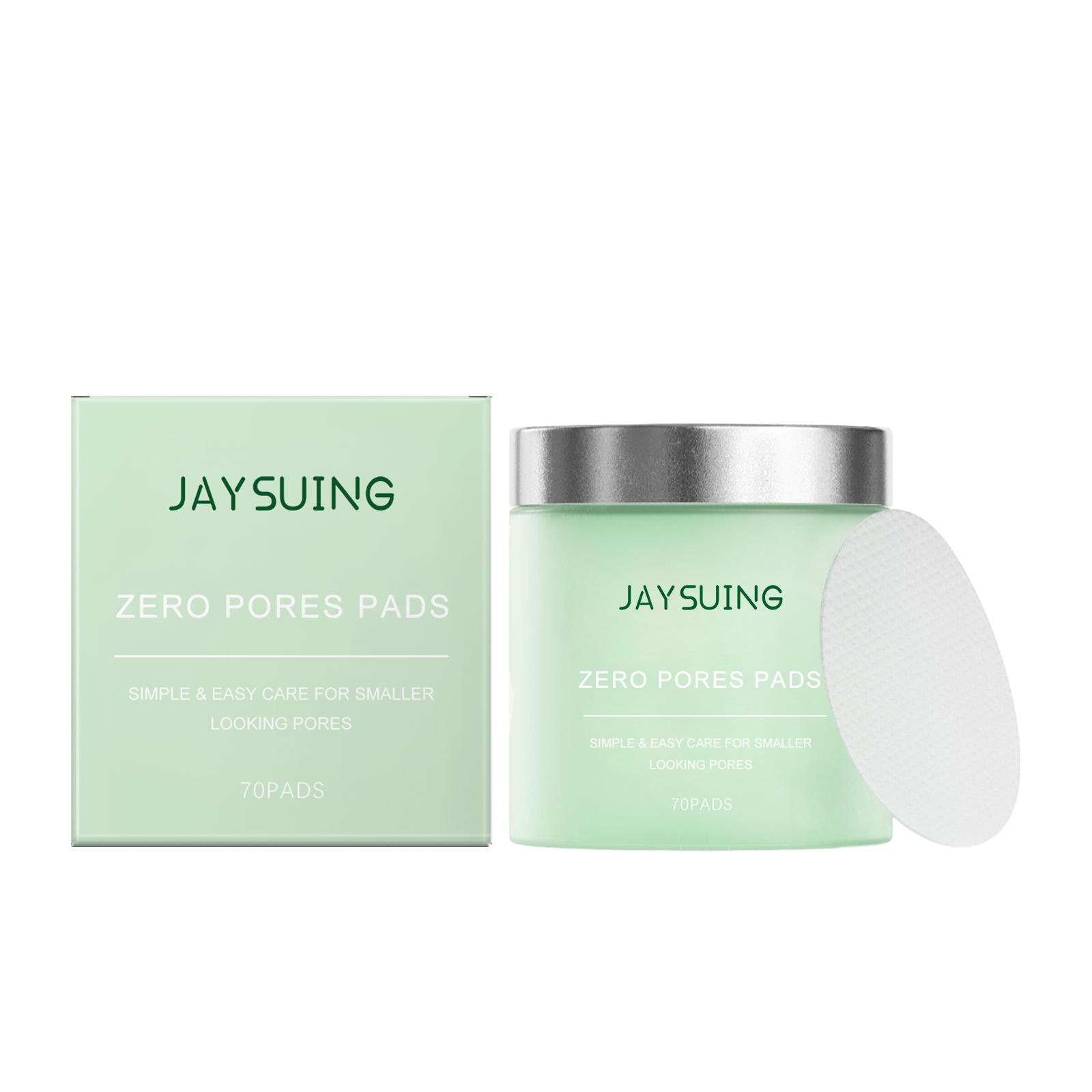 Jaysuing  Facial Cleansing Pads Gentle Exfoliating Pore Care Moisturizing Brightening Skin Daily Face Wipes 70 Pads