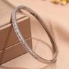 Hot-selling titanium steel bracelet, girls' high-end sense of fashion, popular light luxury in Europe and the United States, Gypsy star love diamond 