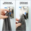 1/4 PCS Towel Hanger Self Adhesive Towel Hook Holder Grabber Wall Mount Tea Towel Holder for Bathroom Accesories Kitchen Gadgets