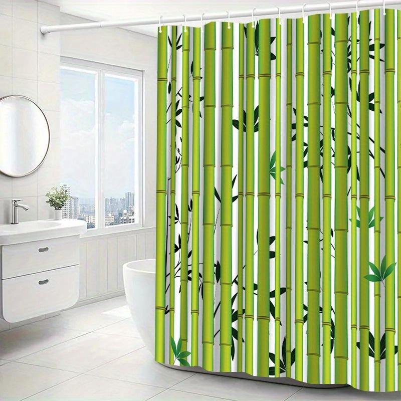 JIT1pcs Pattern Shower Curtain, High-end Elegant Bathroom Curtain, Multi-functional Curtain, Bathroom Decoration Pattern