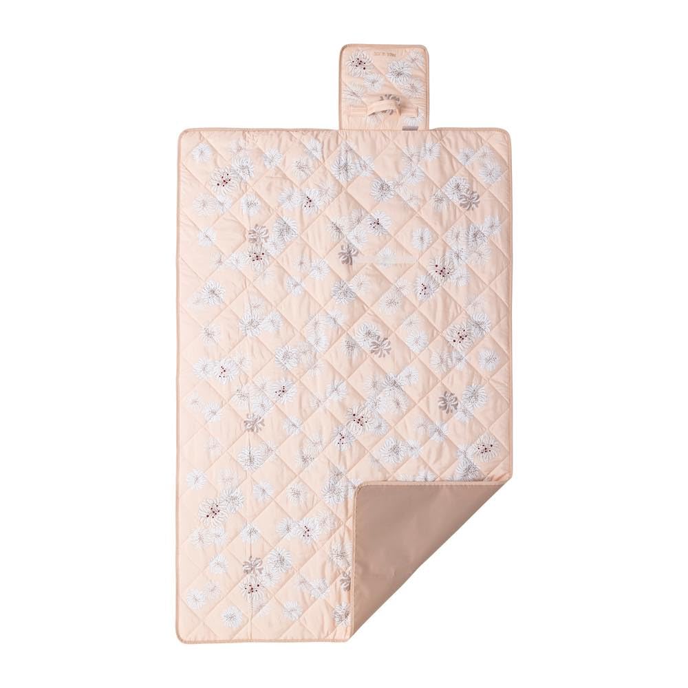 Paul & Joe Break Time Marks Picknickdecke S, Chrysantheme Nude Pink, PAJB-MAT04-PK