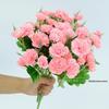 10-Head Artificial Carnation Bouquet for Mother's Day or Teacher's Day - Ideal for Home, Restaurant, and Bar Decorations