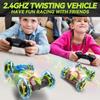 Gesture RC auto ručně ovládané kaskadérské auto pro chlapce ve věku 6–12 let, 4WD 2,4 GHz dálkové ovládání, senzor gest, autíčka Drift Twist s lehkou hudbou