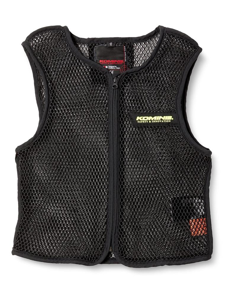 3D Air Mesh Inner Vest for Motorcycles 998 Mesh Material Black XL Black [Komine] JK-084 07-084