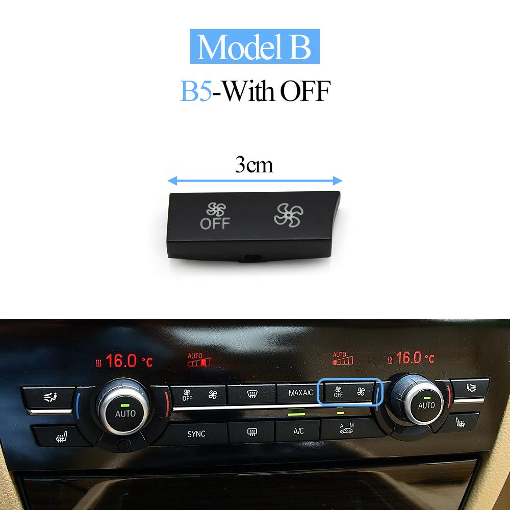 Klimaanlage Ventilator Windmenge AC Steuer Schalter Knopf Kappe Abdeckung Für BMW 5GT 5 6 7 Serie F01 F02 F06 F07 F10 F11 F12 F18