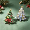 Christmas Themed Brooch Sparkly Rhinestone Cute Designs For Holiday Wear Christmas Party Gifts Fashion Jewelry