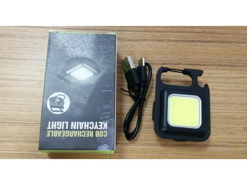 Outdoor USB Mini Keychain COB Work Light for Car Repair and Emergency Night Use