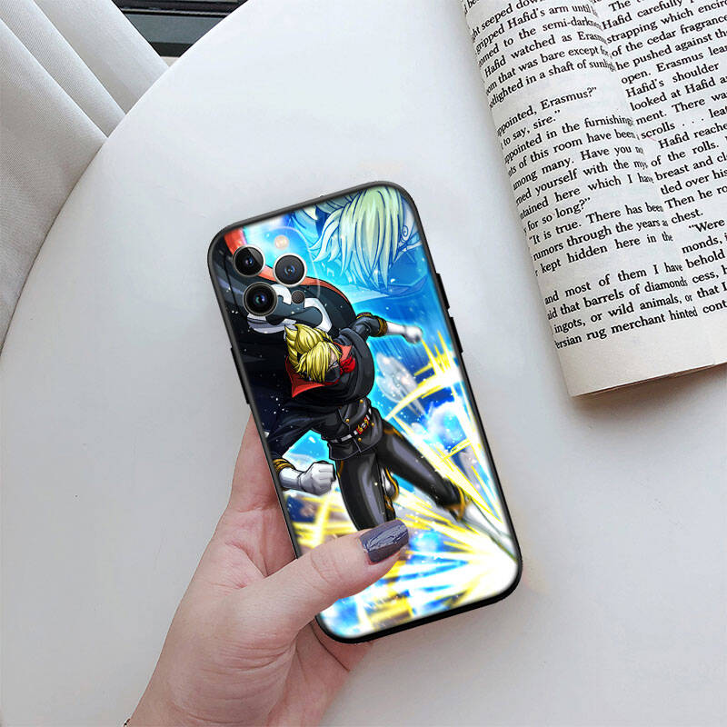 MH123 One Piece Sanji Phone Shell Case for iPhone 7 8 11 12 13 14 15 16 17 16E XS Pro Max XR X SE Air