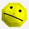 1pc Neutral Expression Icon Automatic Umbrella - Automatic Opening And Closing, Sturdy Iron Frame, Formal Occasions Yy251018172