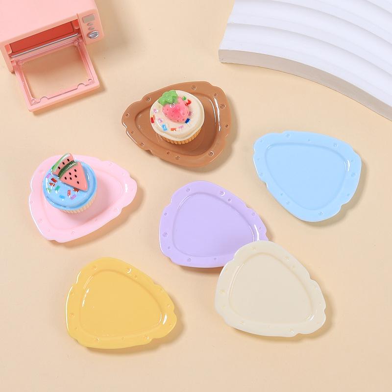 Resin Accessories: Handmade Cream Glue, Hairpin, DIY Jewelry, Shoe Buckle & Cheese Triangle Plate