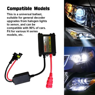 55W Ultracienki Balast Ksenonowy Stabilizator Reflektora Samochodowego Zamiennik Balastu Lampy Ksenonowej dla Serii H