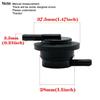Gas Fuel Tank Vent Valve w/Grommet for Predator 212 6.5hp 224 Max Engine, Roll Over Valve for Generac Gas Pressure Washer 212cc 420cc Predator