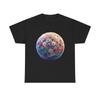 Iridescent Floral Sphere Unisex Cotton Tee T Shirt Graphic