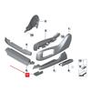 Authentic For BMW X5 M X6 F15 F16 F85 F86 2013-2018 1 Pair Front Seat Rail Trim 52107324971 52107324972 Seat Guide Rail Plate