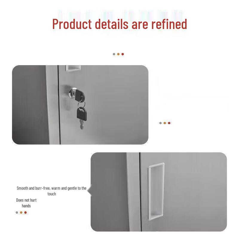 Taishite Stainless Steel Double-Lock Storage Cabinet