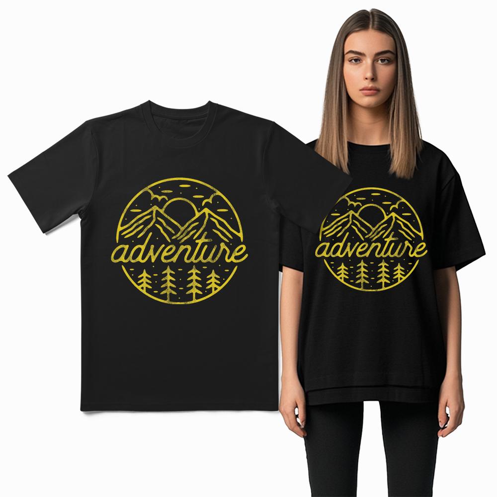Coolmind YA001 100% Cotton Exclusive Graphic Adventure Print Men T Shirt Cool Big Size Men Tshirt O-neck Tee Shirts for Men