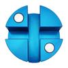 Universal Magnetic Slotted Jack Pad Repair Parts Aluminum Alloy Lightweight Accessory Sturdy Dia 2inch Disk Floor Jack Adapter