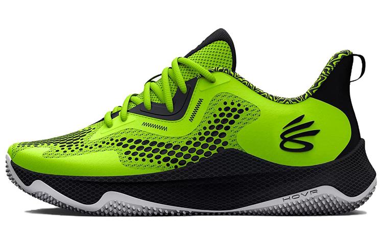 Under Armour Curry 3 Hovr Splash Lime Black 3026891-300 43