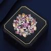 Exquisite Brooch, High-end Women's Luxurious Temperament, Crystal Corsage, Niche Design Sense Brooch