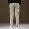 Mens Pants Cotton Casual  Stretch Male Trousers Man Long Straight High Quality 4 Colors Plus Size Pant Suit  42 44 46  CY6239