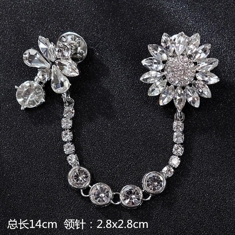 Genuine Professional Amasht Brooch Retro High-end Temperament Luxury Pearl Diamond Pin Women's Suit and Accessories