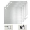 Modern Square Design Steel Cover Plate for 4 Square Inch Boxes Blank Metal Panel Suitable for Home & Office Decoration