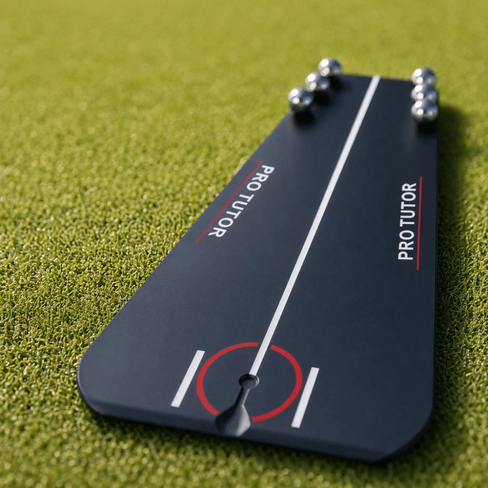 8pcs 3 Level Adjustable Putting Trainer No Plug-In Pegs Putting Alignment Trainer Practice Mats