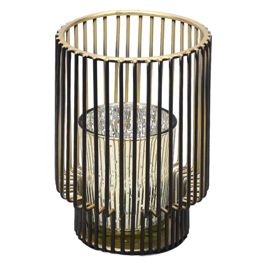 Metal Wire Candlestick Holder Metal Iron Candle Holder Modern Table Centerpiece Black Candlestick Holder
