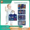 Montessori Toddler Felt Busy Board - Early Education Puzzle & Learning Tool