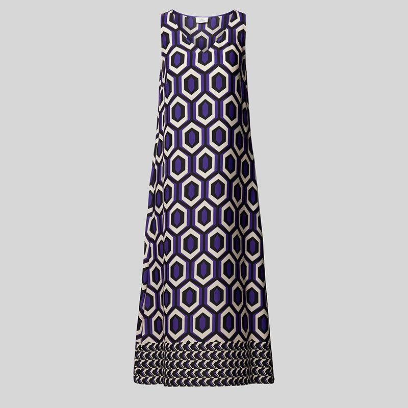 

Pendant Elegant Everyday Suitable Women s Clothing Summer Flutter Board Sleeveless Dress Purple 42