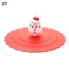 New Reusable Cap Leakproof Suction Cup Cover Silicone Cup Cover Dustproof