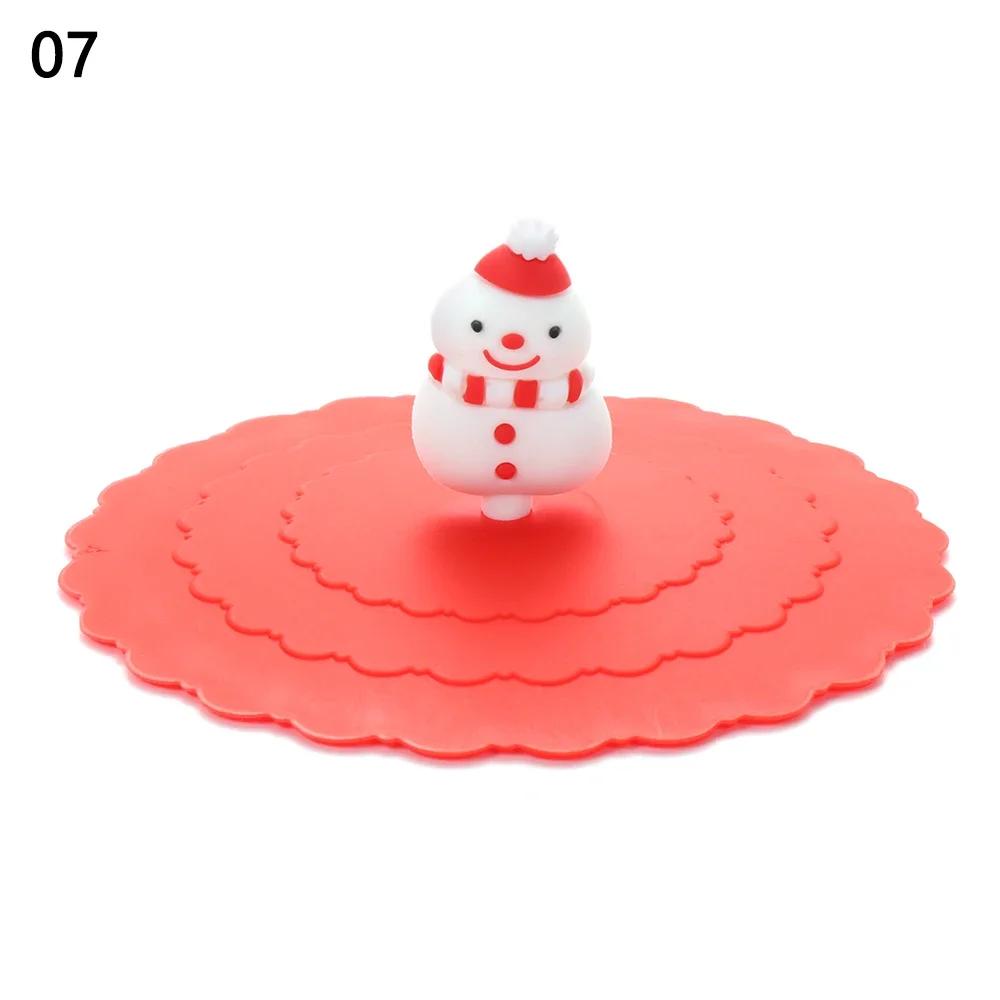 New Reusable Cap Leakproof Suction Cup Cover Silicone Cup Cover Dustproof
