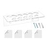 Wall Mounted Scissor Holder with 11 Holes Salon Tool Hair Cutter Supplies Acrylic Display Stand for Work Space Barber Shop