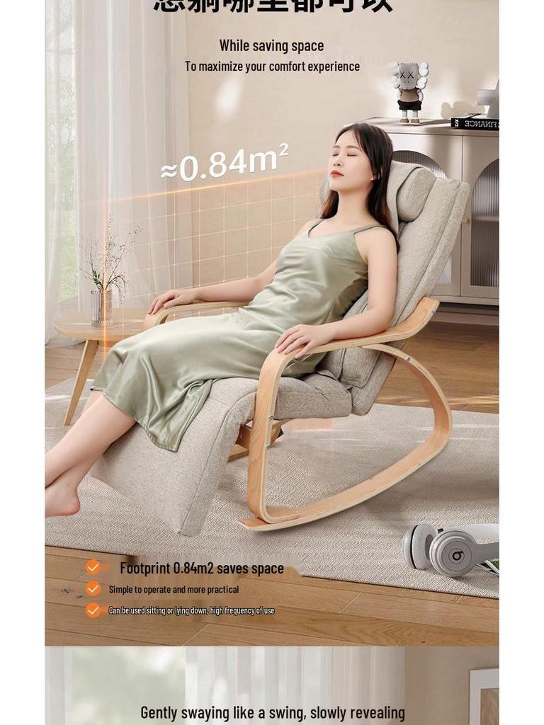 Massage Rocking Chair: Multi-functional Reclining Pad Sofa for Home and Living Room