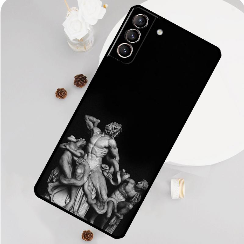 Greek Aesthetics Plaster statue Phone Case For Samsung Galaxy S24 S26 Ultra S20 S21 S22 S23 S25 Plus S10 S25 FE Funda Cover