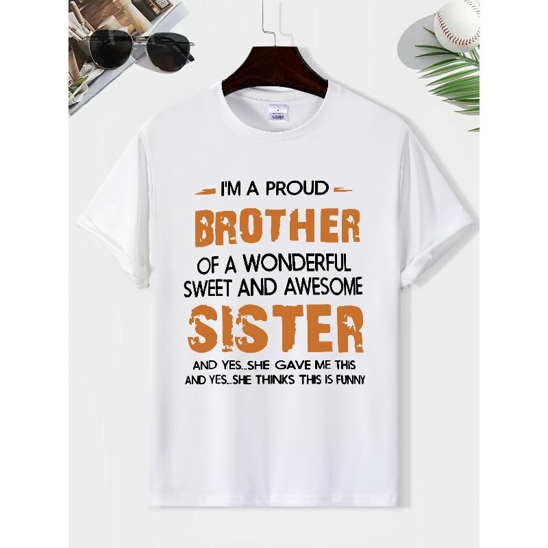 Tailles européennes T-shirt imprimé confortable pour homme à col rond, Manches courtes ample décontracté pour Printemps Été Vacances