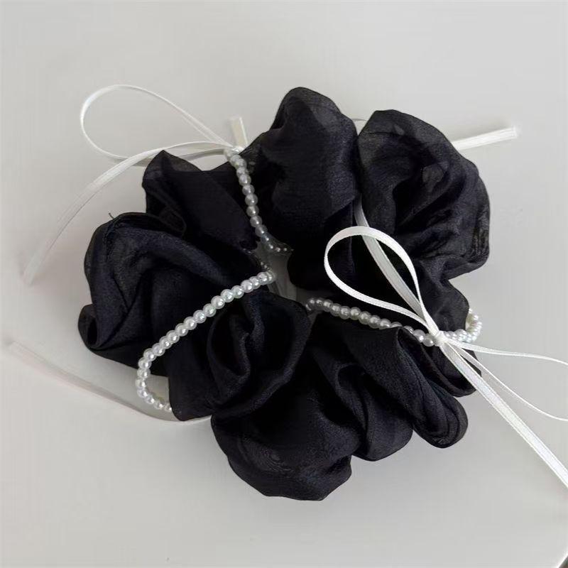 

Butterfly Pearl Large Intestine Hairband High Grade Satin Headband