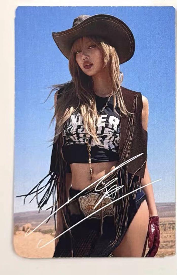 

[USED] Blackpink Lisa Los Angeles Pop-Up Purchase Limited Edition Trading Card