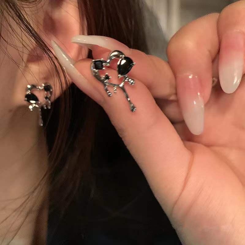 IF ME Colorful Beads Hoop Earrings Artificial Pearls Crystal Bow Butterfly Gold Silver Earings for Women Hypoallergic Accessories Jewelry