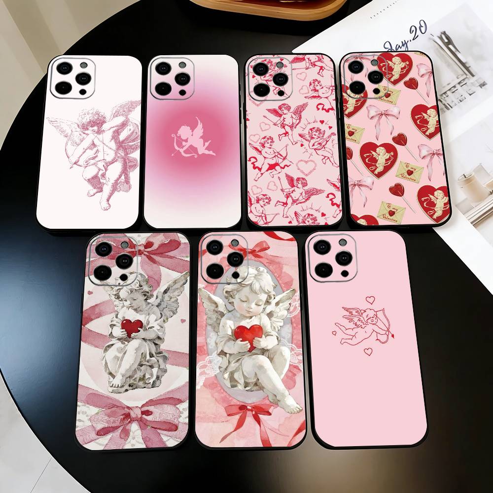 Cupid's arrow Phone Case Silicone Soft For IPhone 17 16 15 14 13 12 11 X XR Plus Pro Max Plus