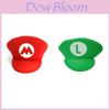 Chapéu de cosplay unissex do Super Mario e Luigi Bros para adultos e crianças, acessório para fantasia de Halloween.