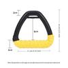 Gym Ring Buckles With Adjustable Straps Pull Up Handle Rings Multi-Function Strength Training Equipment For Physical Training
